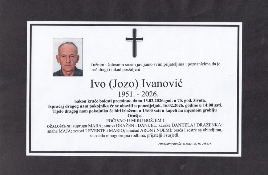 In memoriam, Ivanovic