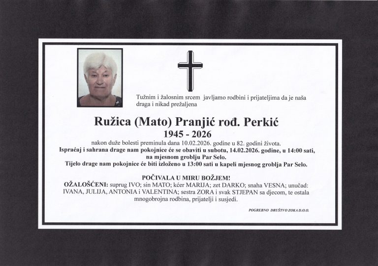 In memoriam, Pranjic