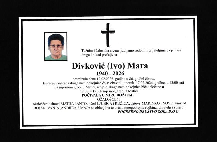 In memoriam, Divkovic