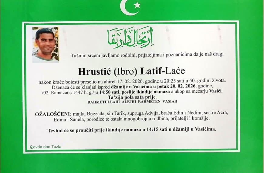 In memoriam: Latif (Ibre) HRUSTIĆ – Laće