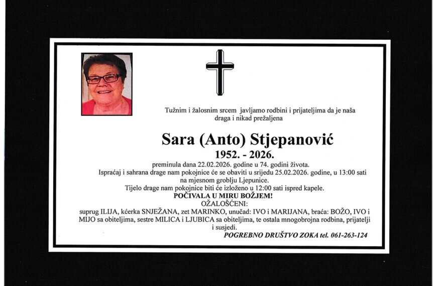 In memoriam, Stjepanovic