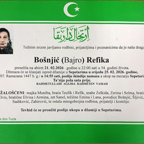 In memoriam, Bosnjic