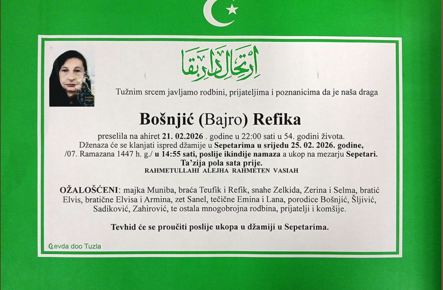 In memoriam, Bosnjic