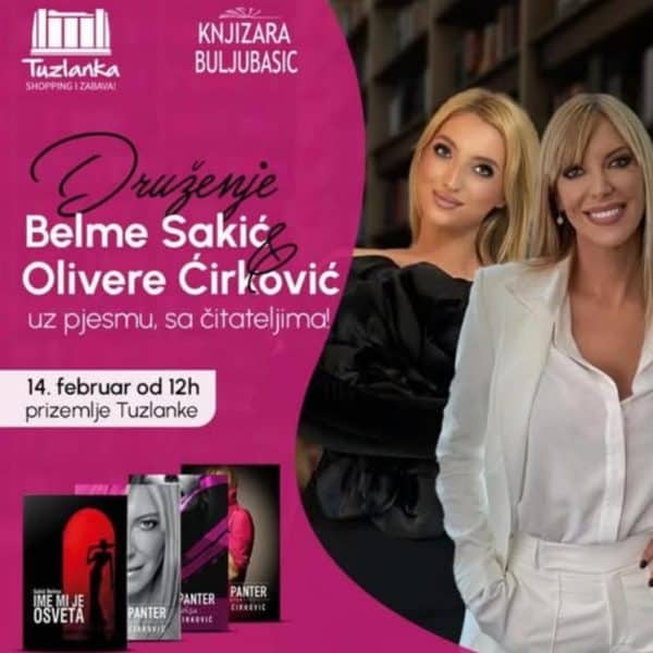 Knjiga, ljubav i gitara: Belma Sakić u Tuzli 14. februara (Foto)
