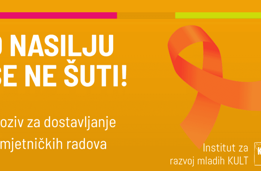 Poziv za dostavljanje umjetničkih radova: “O nasilju se ne šuti!”