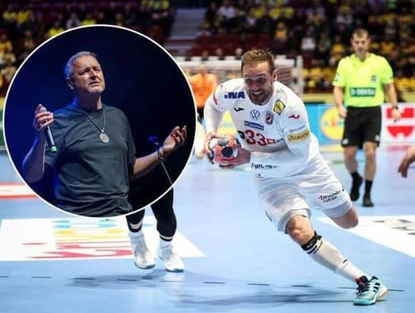 Zagreb, docek rukometasa, Thompson