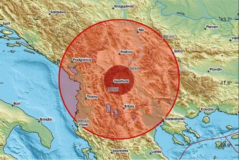 jak zemljotres jacine 4,7 stepeni po rihteru sinoc je pogodio sjevernu makedoniju i kosovo