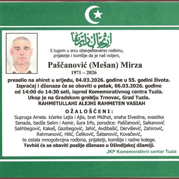 In memoriam, Pascanovic