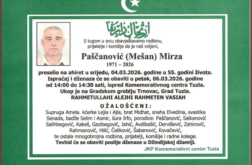 In memoriam, Pascanovic