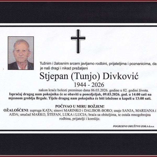 In memoriam, Divkovic