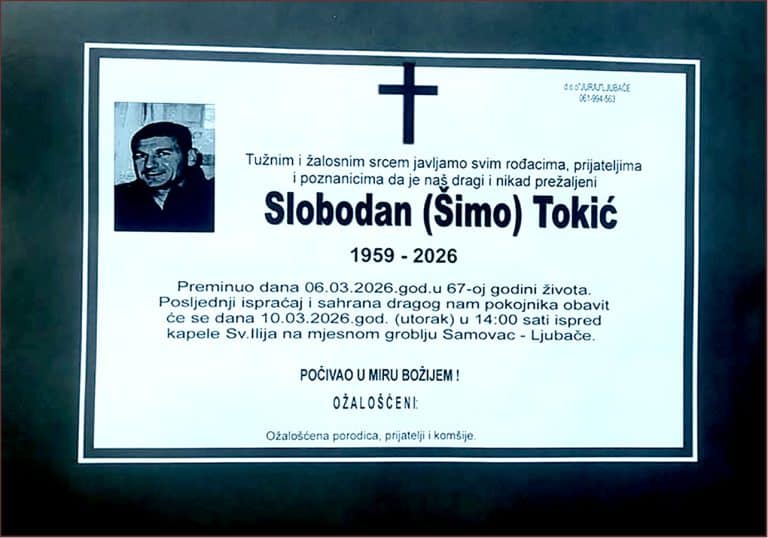 In memoriam, Tokic
