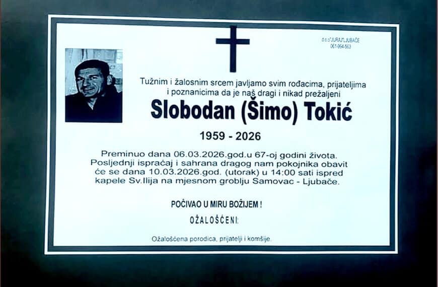 In memoriam, Tokic