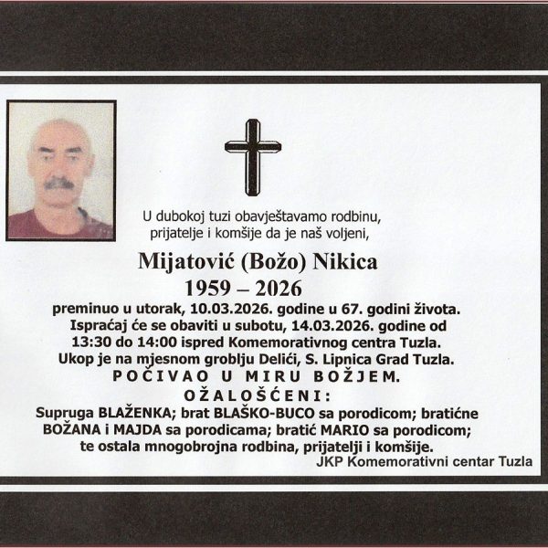 In memoriam, Mijatovic