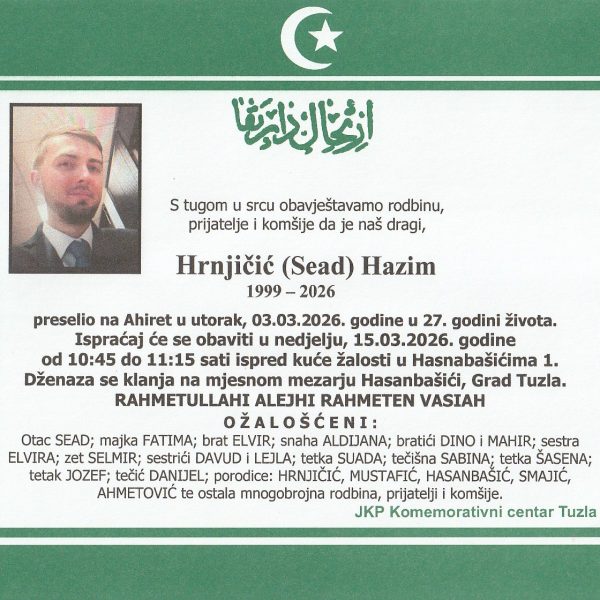 In memoriam, Hrnjicic