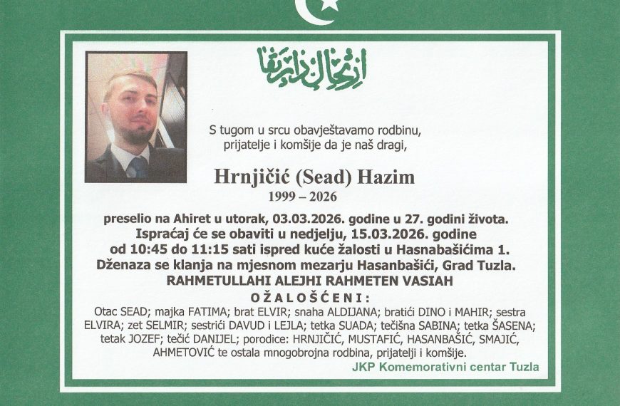 In memoriam, Hrnjicic