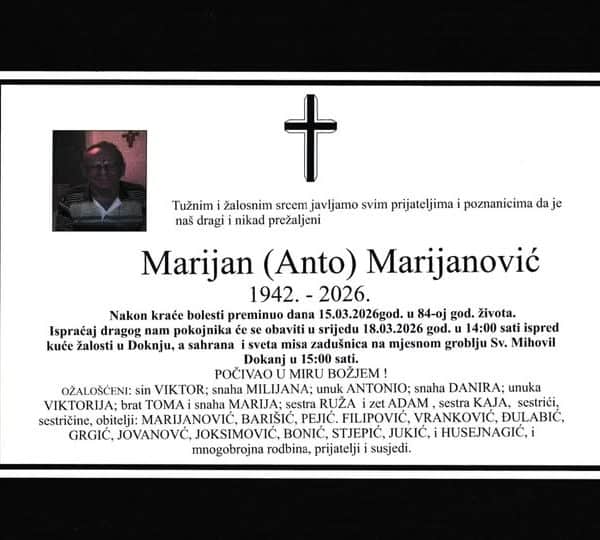 In memoriam, Marijanovic