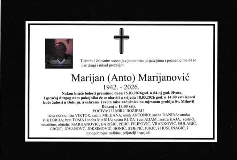 In memoriam, Marijanovic
