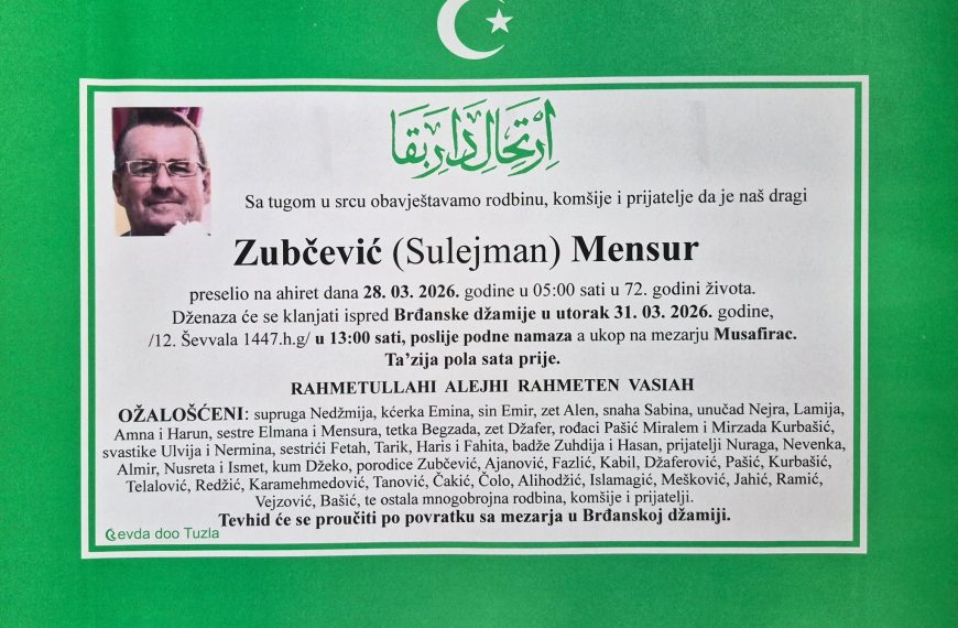 In memoriam, Zubcevic