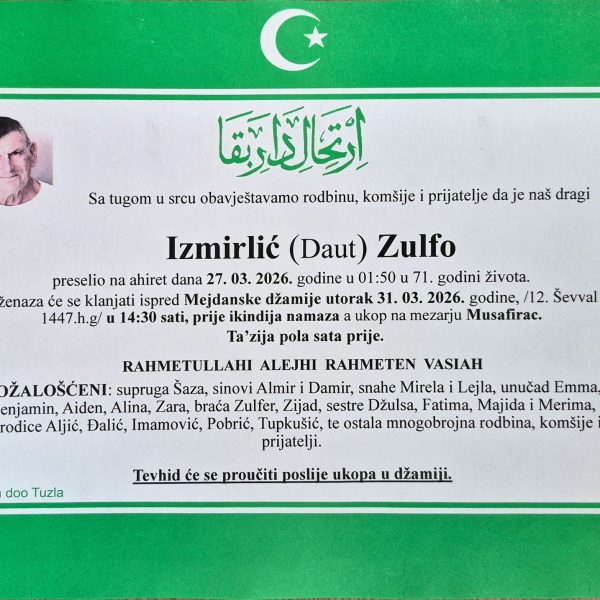 In memoriam, Izmirlic