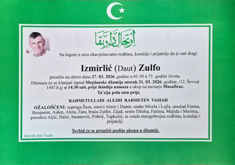 In memoriam, Izmirlic