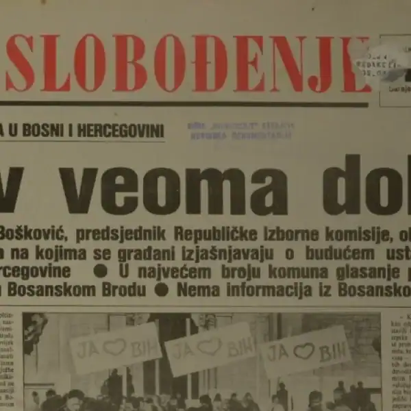 Kako se pisalo o 1. martu 1992. godine – Iz arhiva Oslobođenja