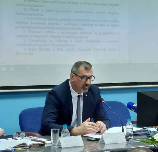 Zatražena hitna sjednica Skupštine TK na kojoj bi se razmatrala smjena Žarka Vujovića