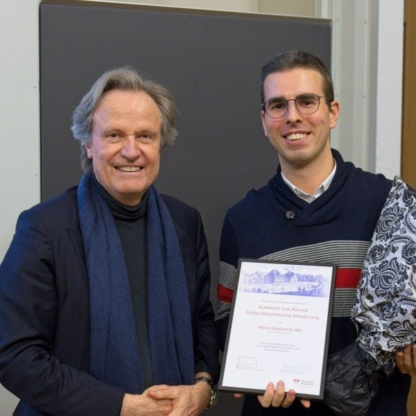 Tuzlak Adnan Mujanović dobitnik prestižne Albrecht Von Haller nagrade