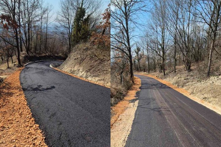u tuzlanskoj mjesnoj zajednici gornja obodnica zavrseni radovi na sanaciji i asfaltiranju puta