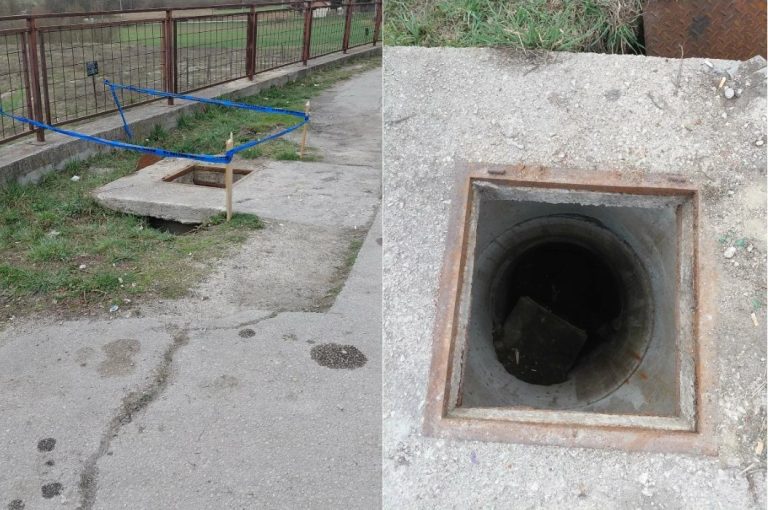 beba stara 18 mjeseci upala je u saht ispred ambulante u travniku hitno je prebacena na dalje lijecenje u sarajevo