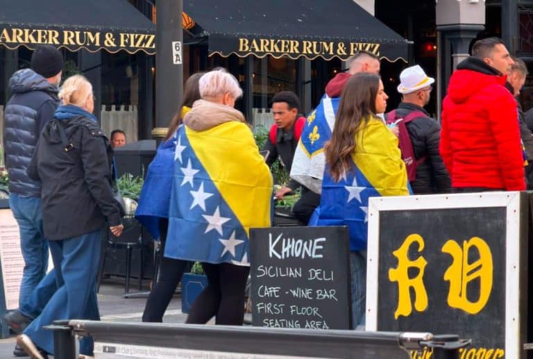 fudbal, Cardiff, Vels, navijaci, BiH