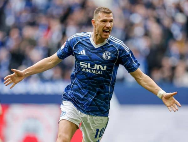 Džeko pogodio za Schalke pa dobio crveni karton