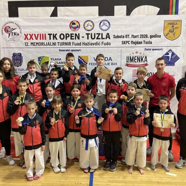 karate, kk sloboda, 20 medalja, tk open