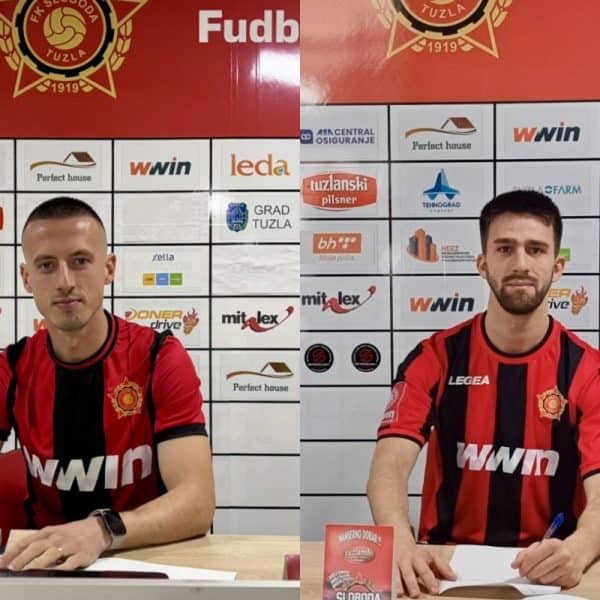danas su ugovore sa fk sloboda potpuisali omar prses i josip susic