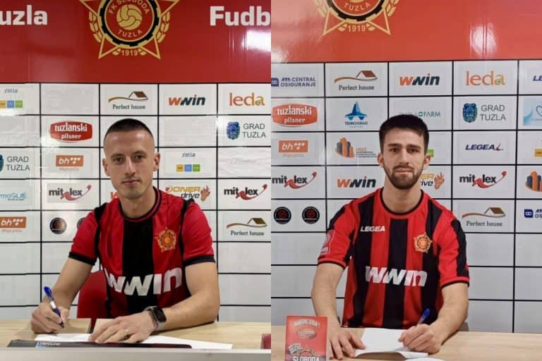 danas su ugovore sa fk sloboda potpuisali omar prses i josip susic