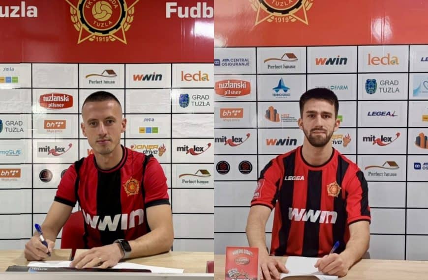Nova pojačanja za Slobodu: Ugovore potpisali Pršeš i Sušić