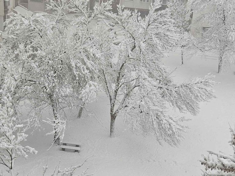 vrijeme, snijeg, tuzla, mart 2026.