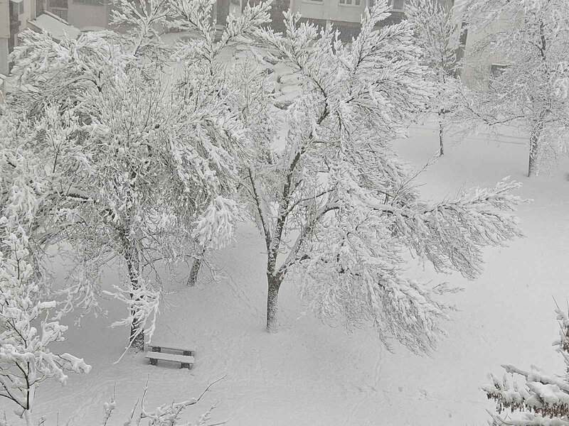 vrijeme, snijeg, tuzla, mart 2026.