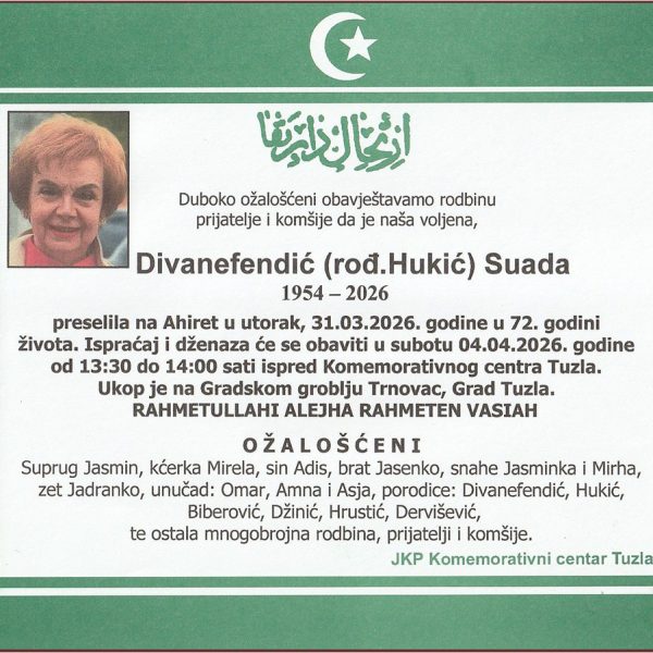 In memoriam, Divanefendic