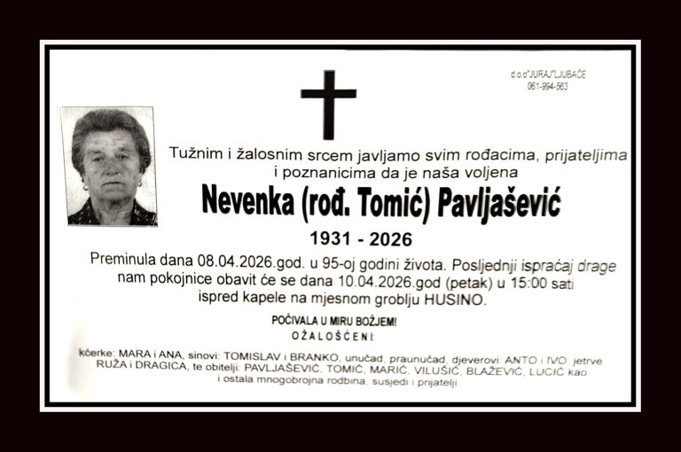 In memoriam, Pavljasevic