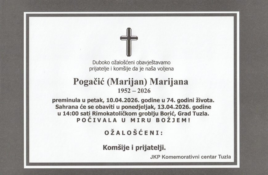 In memoriam, Pogacic