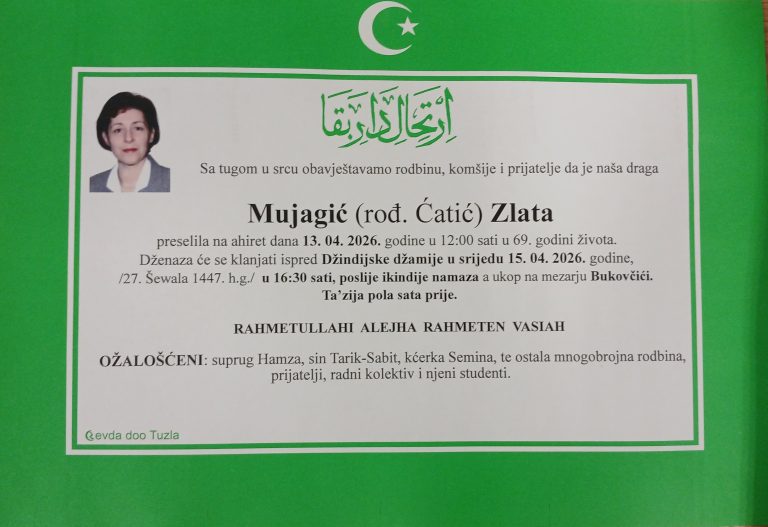 In memoriam, Mujaguic