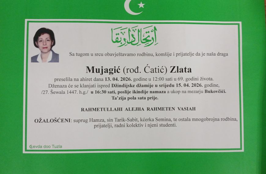 In memoriam, Mujaguic