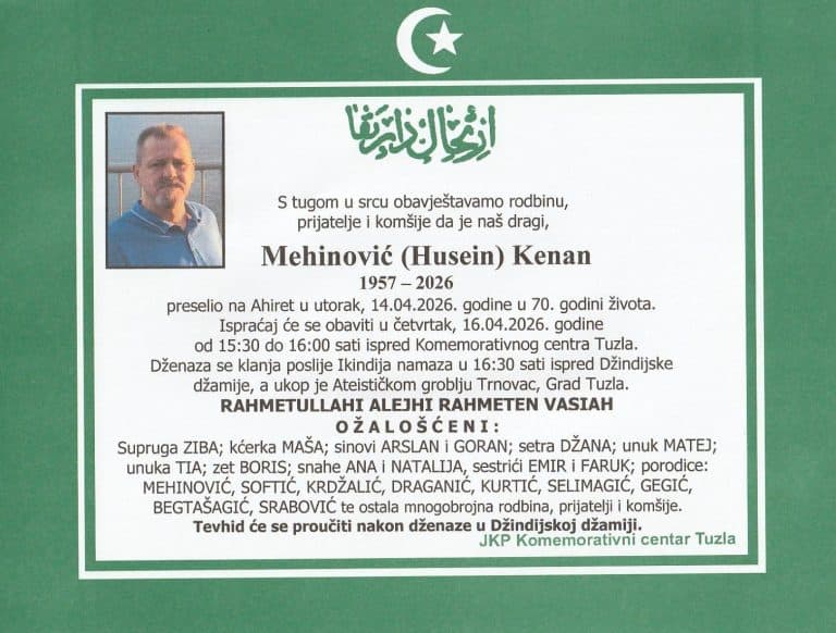 In memoriam, Mehinovic