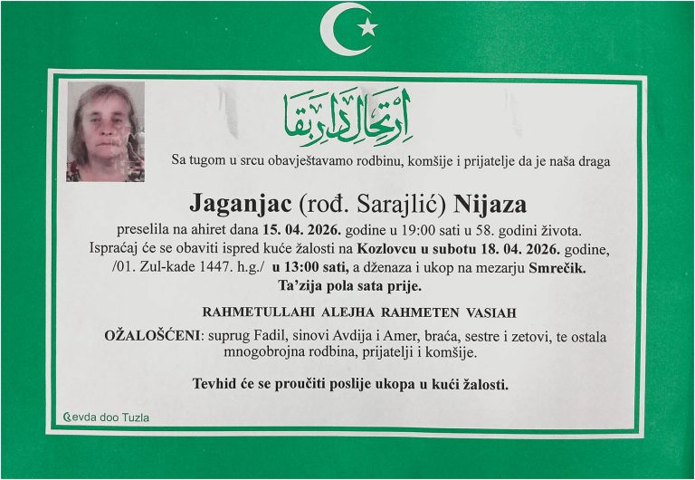 In memoriam, Jaganjac