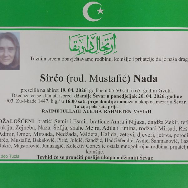 In memoriam, Nadja Sirco