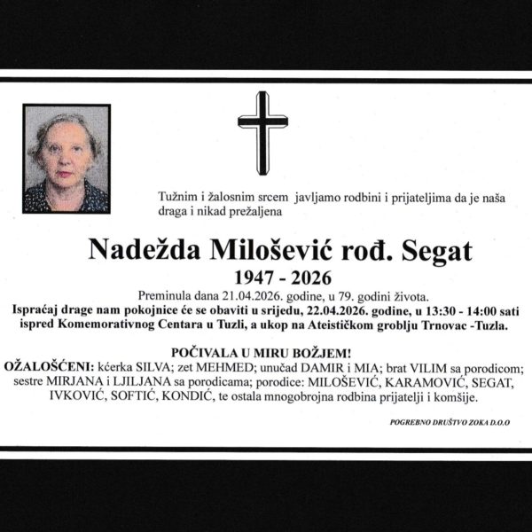 In memoriam, Milosevic