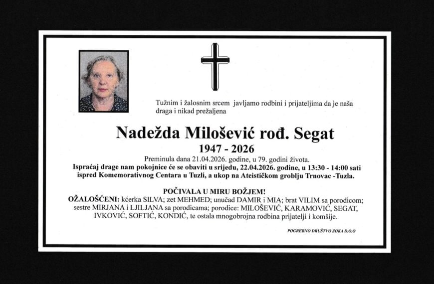 In memoriam, Milosevic