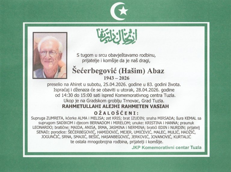 In memoriam, Secerbegovic