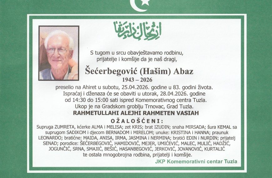 In memoriam, Secerbegovic