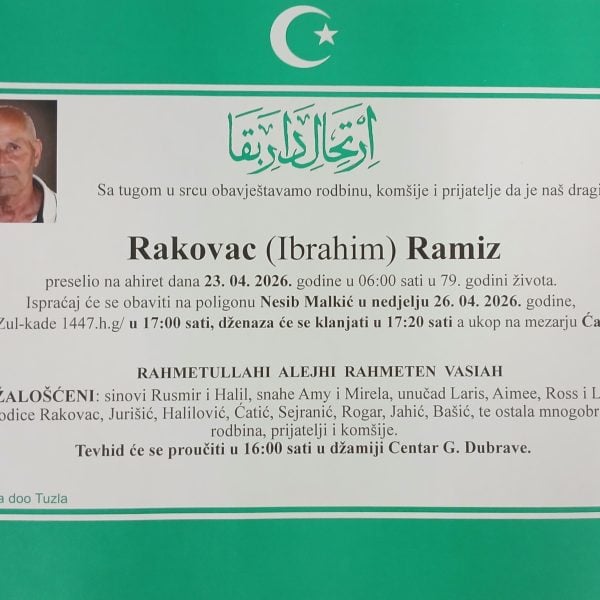 In memoriam: Ćazim (Kasima) ALAGIĆ; Ramiz (Ibrahima) RAKOVAC